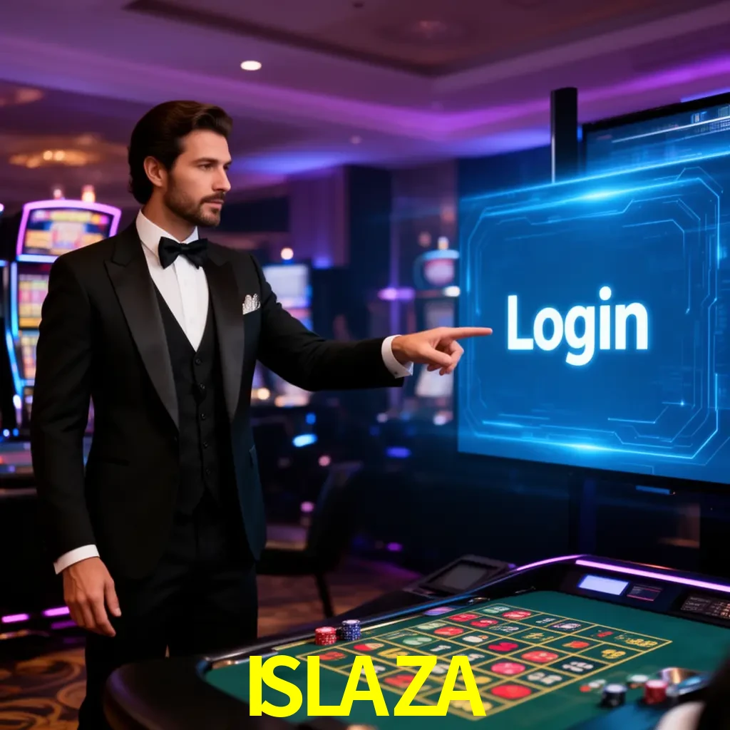 ISLAZA Login - OTP, cuenta y soporte Pantalla ISLAZA Login con OTP, contraseña, cuenta segura y soporte móvil